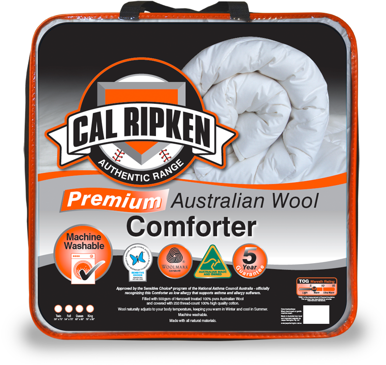 /products/cal Ripken Premium Wool Comforter - Inflatable (800x775), Png Download