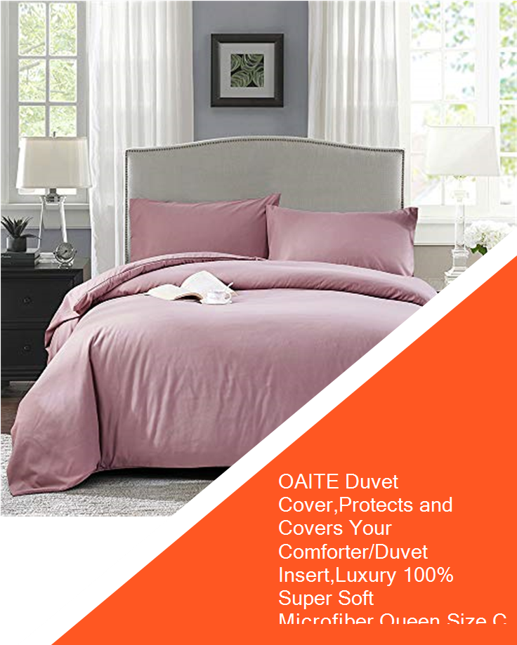 Oaite Duvet Cover,protects And Covers Your Comforter/duvet - Bedroom (735x1100), Png Download