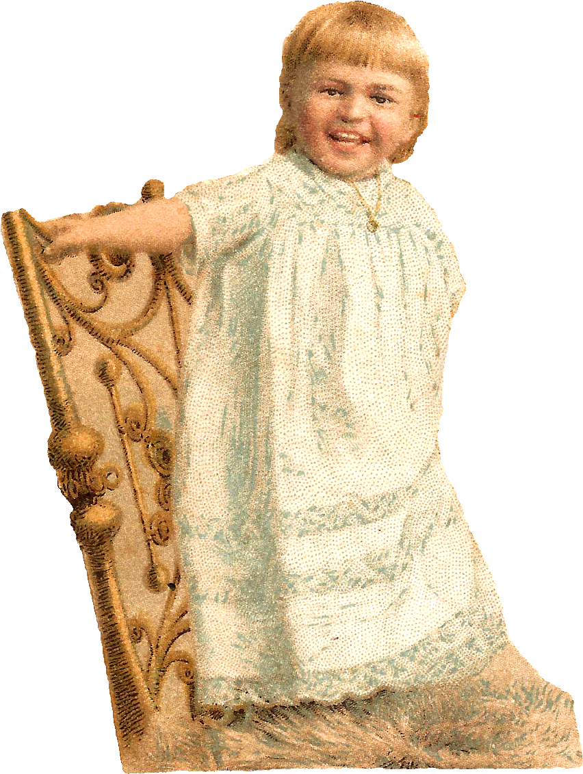 Antique Baby Clothes Were Certainly Beautiful And Fancy - Motif (989x1245), Png Download