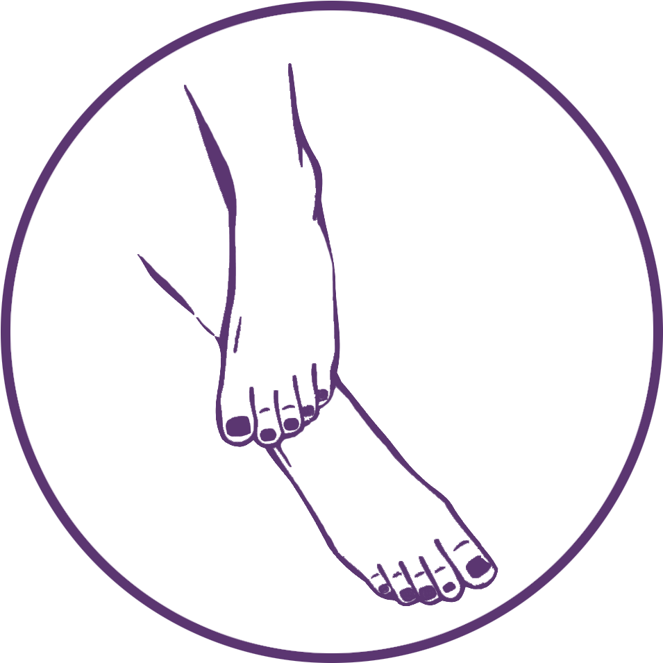 Pedicure - Circle (1000x1000), Png Download