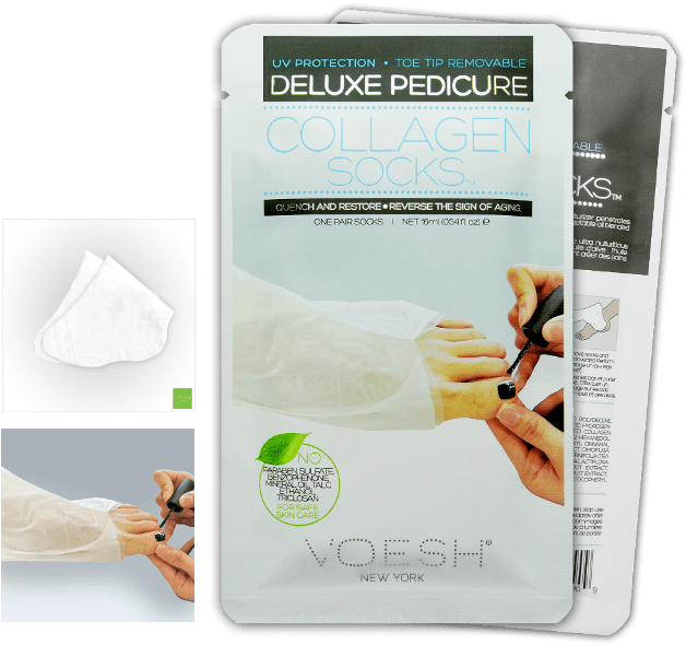 News Categories - Voesh New York Deluxe Pedicure Collagen Socks (648x648), Png Download