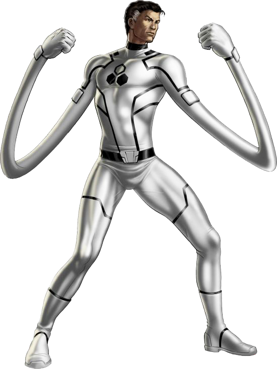 Fantastic Four - Future Foundation Team Marvel (550x734), Png Download