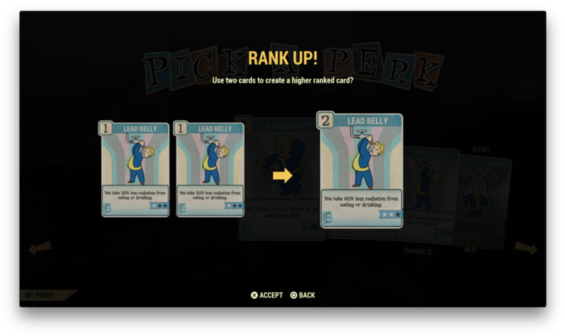 "two Cards Which Can Be Ranked-up" - Fallout 76 Gunsmith Perk (800x477), Png Download
