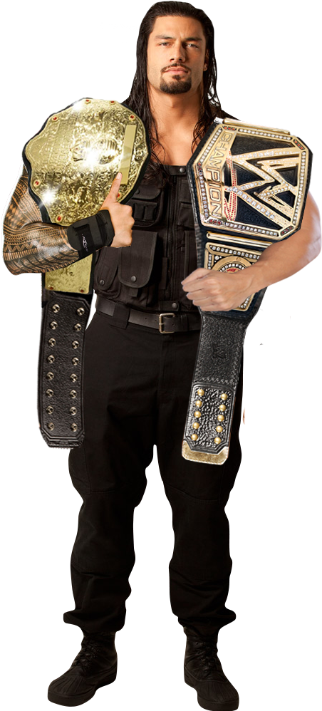 Wwe World Heavyweight Champion Roman Reigns - Wwe Roman Reigns Full (561x997), Png Download