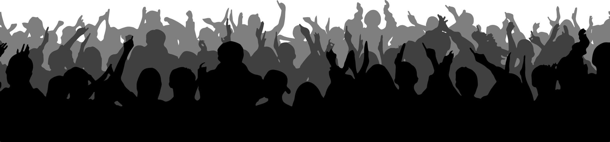In The Park - Sound System Silhouette (2085x485), Png Download