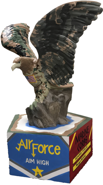 Mini Eagles - Statue (529x705), Png Download