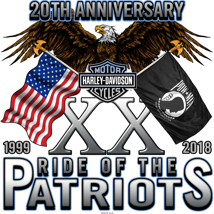 The Armed Forces Color Guard - Harley Davidson 2018 T Shirts (720x720), Png Download