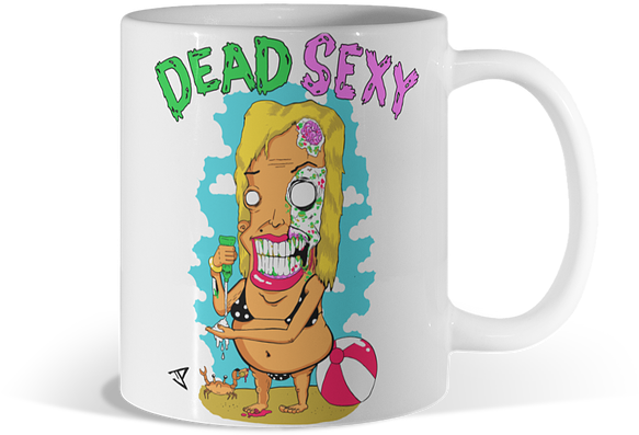 Dead Sexy $15 - Mug (650x650), Png Download