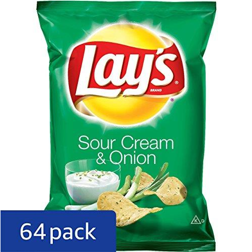 Auction - Lays Sour Cream And Onion Potato Chips (1000x1000), Png Download