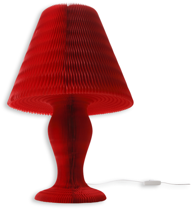 Honeycomb Light By Kyouei Design Red-0 - Lampshade (1200x800), Png Download