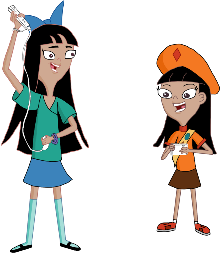 Stacy From Phineas & Ferb Images Stacy And Ginger Hd - Stacy From Phineas And Ferb (867x921), Png Download