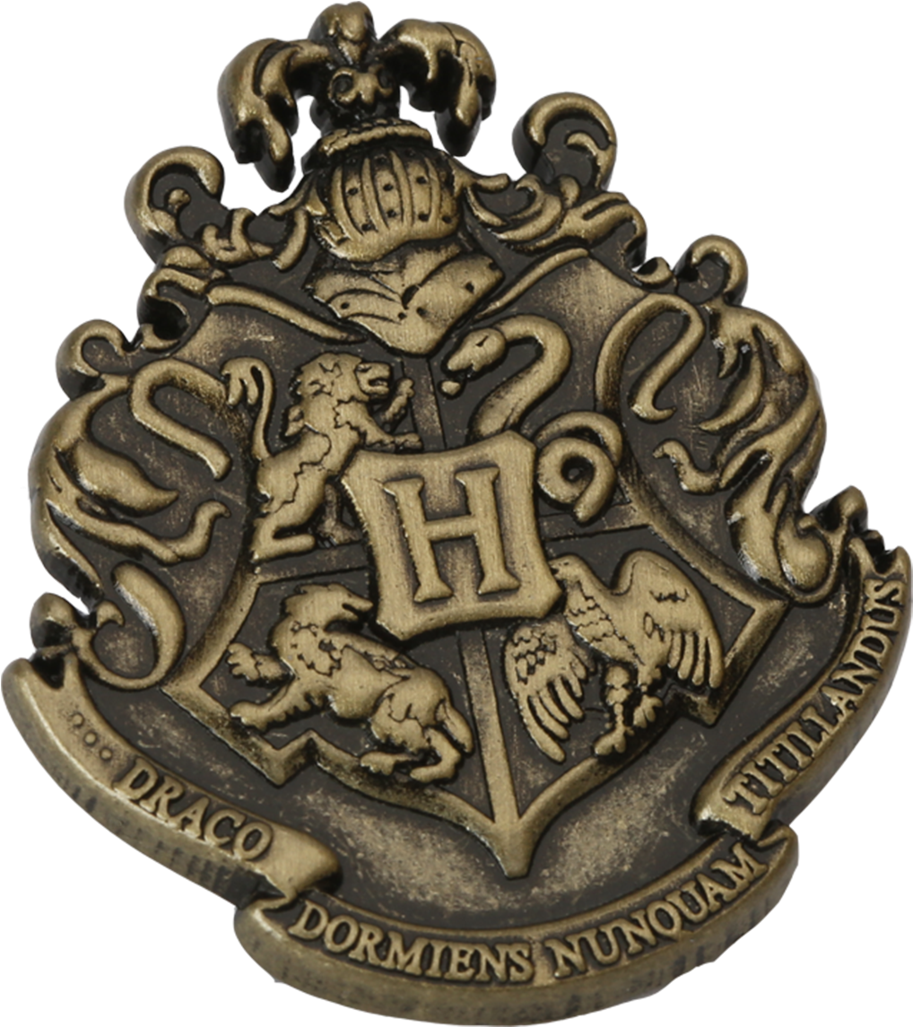 Hogwarts Pin Badge Scaled V=1551714975 (1055x1200), Png Download