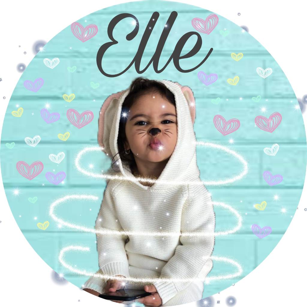 #elle #ellemcbroom #acefamily #ace #trend #love #hearts - Girl (1024x1025), Png Download
