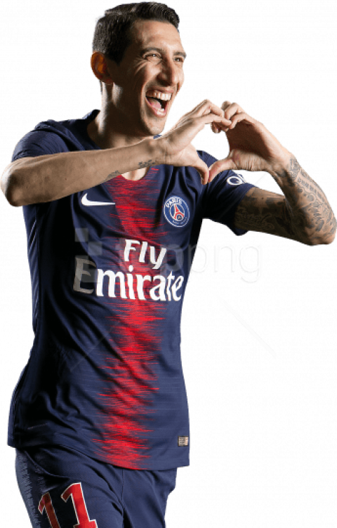 Free Png Download Angel Di Maria Png Images Background - Di Maria Psg Png (480x752), Png Download