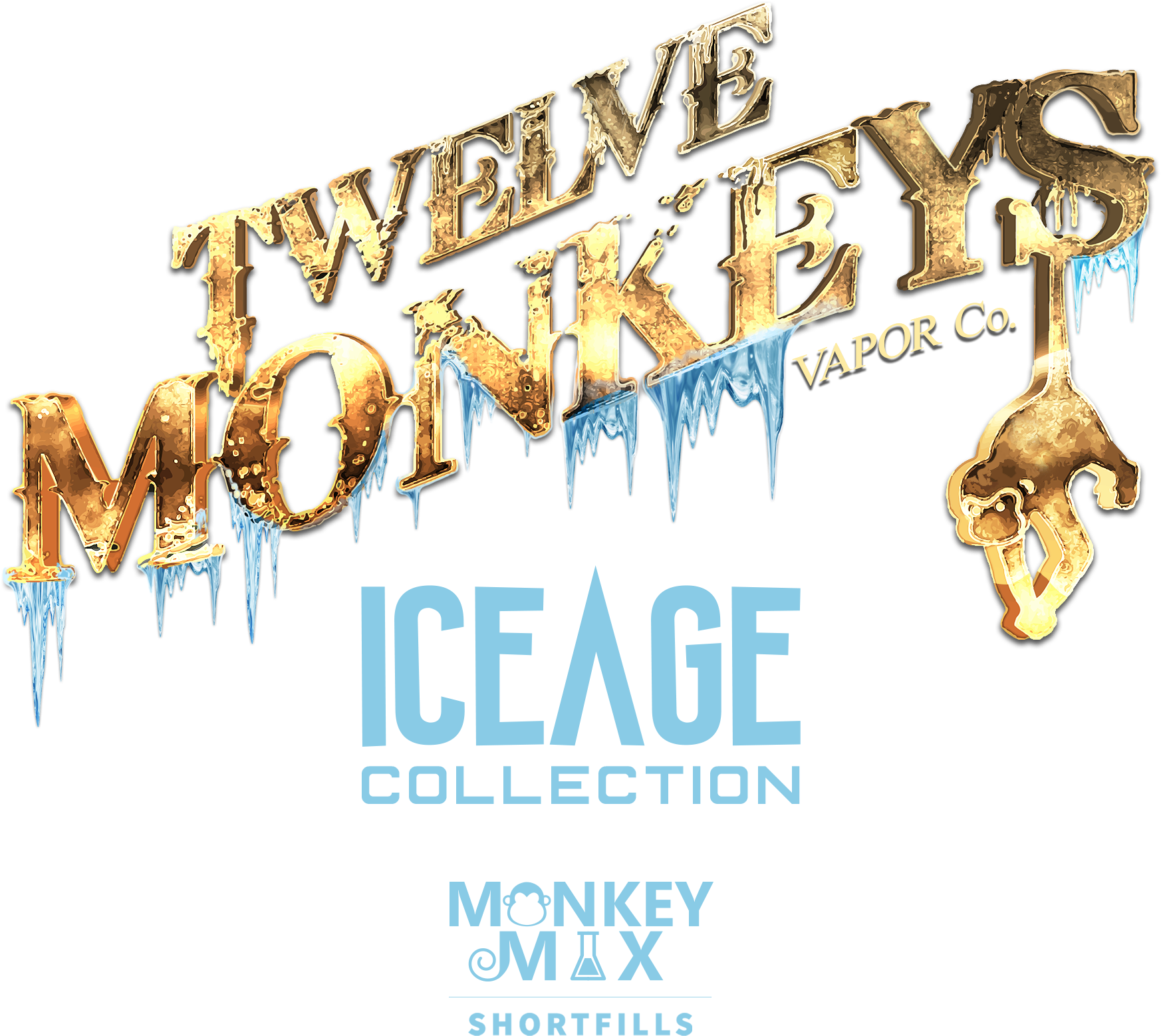 12 Monkeys Ice Age Collection Monkey Mix Logo - Calligraphy (2400x1800), Pn...