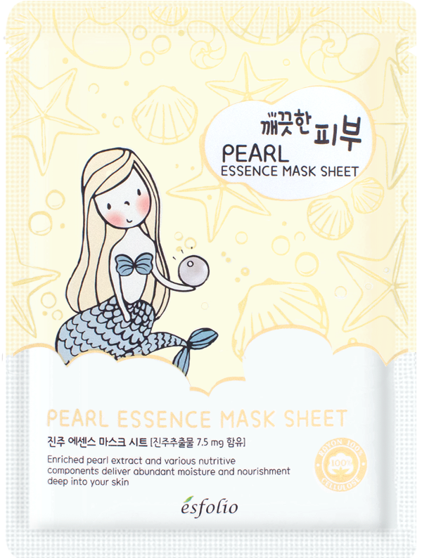 Pearl Essence Mask (700x933), Png Download