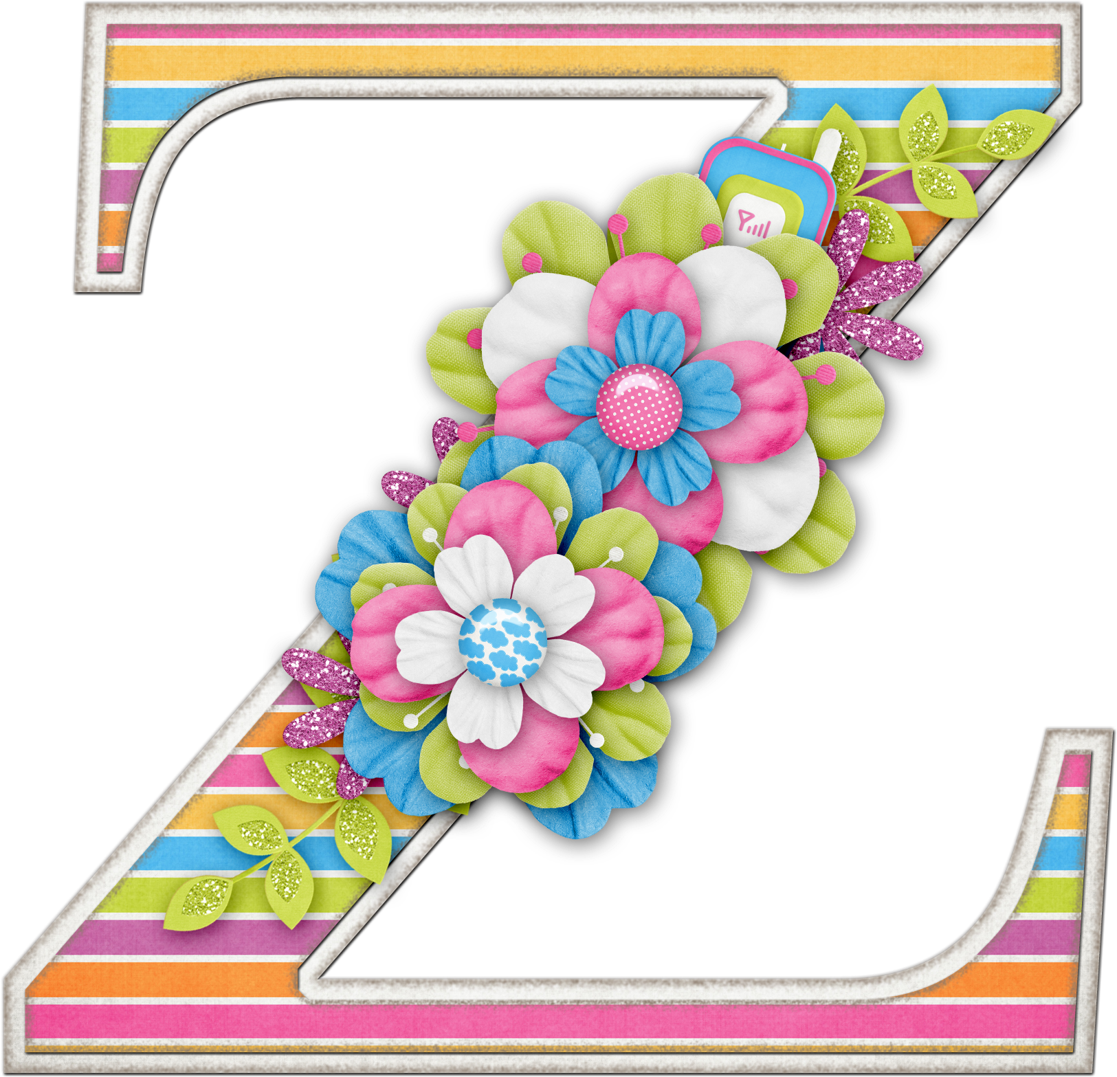 Alfabeto Colores Y Flores - Alfabeto De Flores Y Colores (1705x1760), Png Download