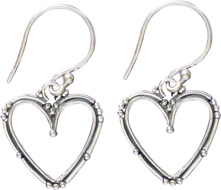 Double Heart Earrings Creations, For Beauty, And Fun - Earrings (782x782), Png Download