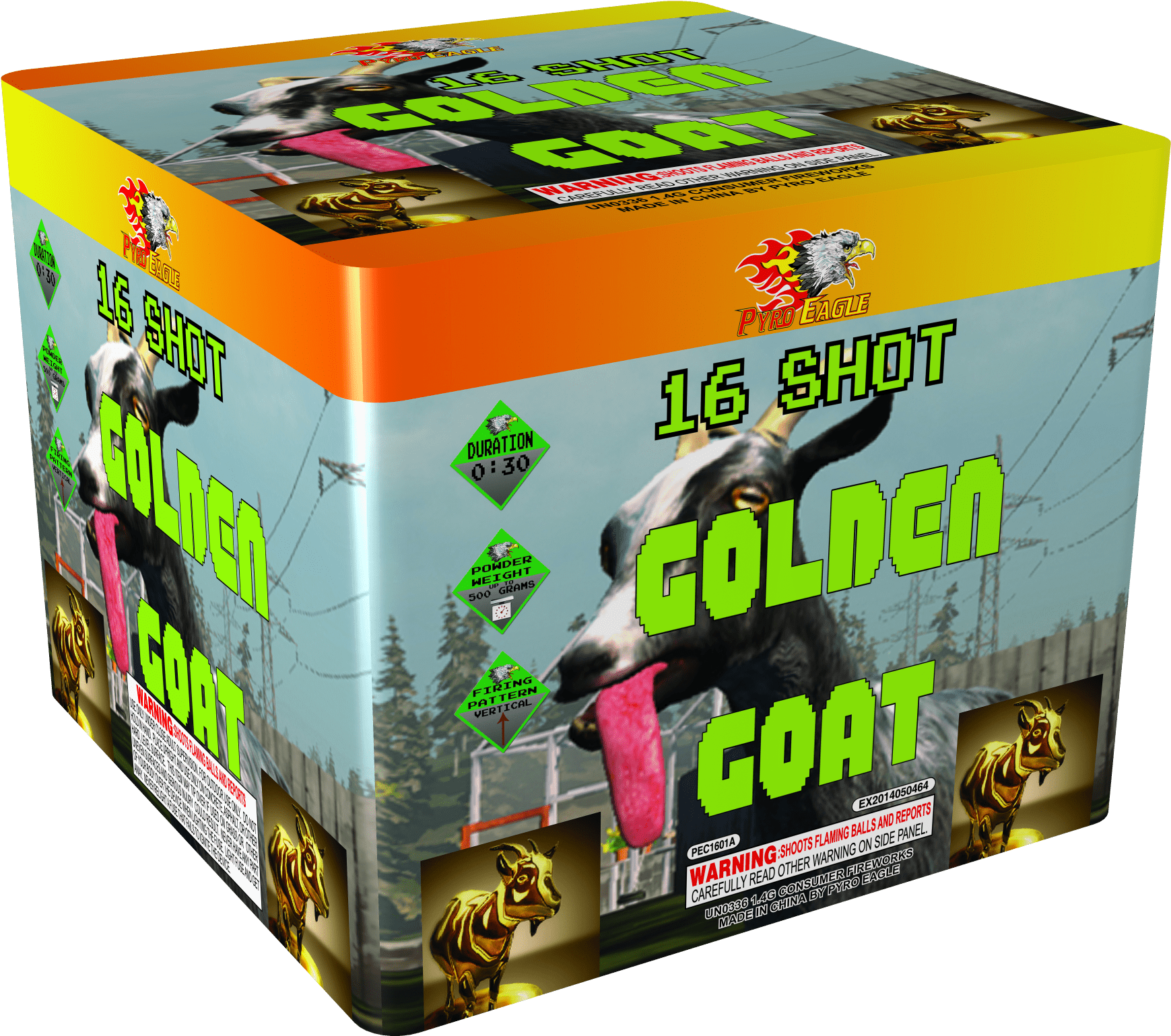 16 Shot Golden Goat - Lego (2000x2000), Png Download