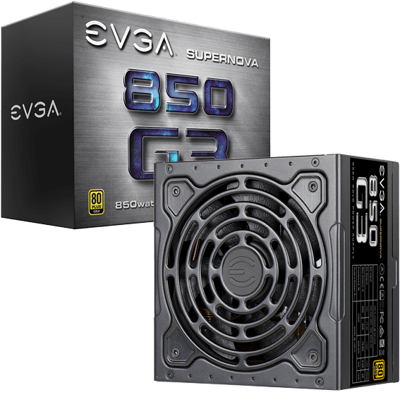 Evga 220 G3 0850 X1 Supernova 850 G3, 80 Plus Gold - Evga Supernova 1000w G3 (600x600), Png Download