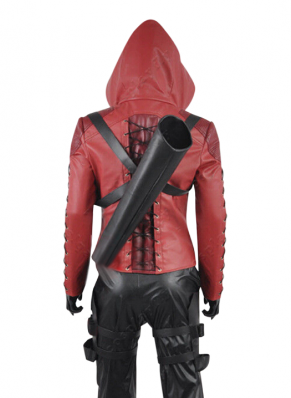 Green Arrow Season 3 Roy Harper Leather Costume - Green Arrow Arsenal Costume (800x800), Png Download