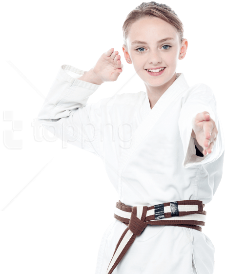 Free Png Karate Girl Png Images Transparent - Karate (850x566), Png Download