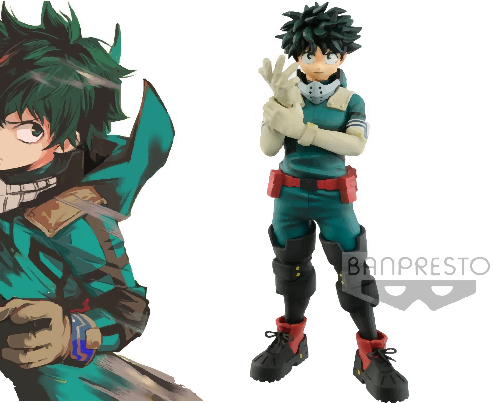 Banpresto My Hero Academia Age Of Heroes Vol - My Hero Academia Age Of Heroes Deku Figure (1600x1308), Png Download