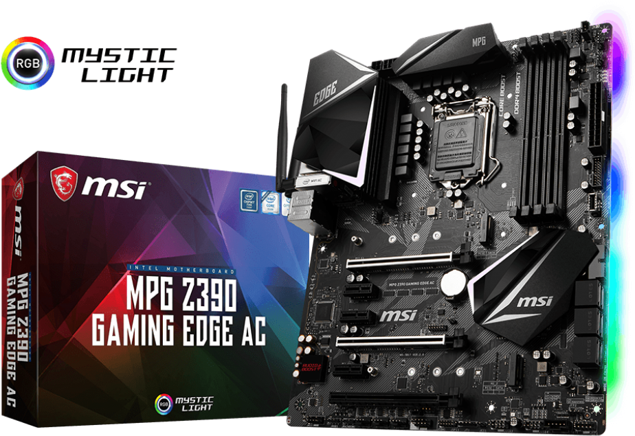 Product Detail - Msi Mpg Z390 Gaming Edge Ac (1024x819), Png Download