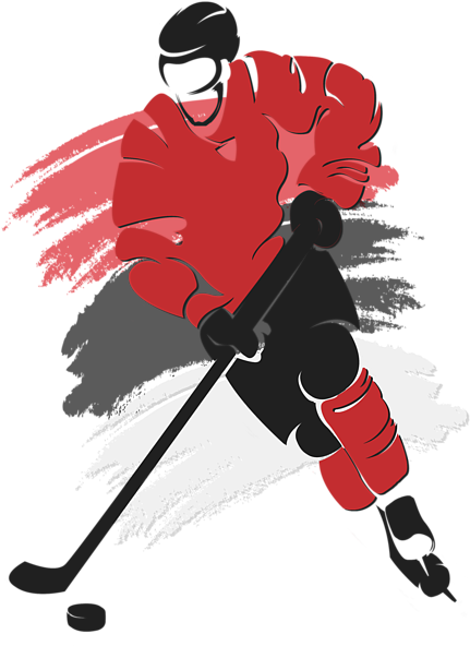 Bleed Area May Not Be Visible - Ice Hockey Clip Art (600x640), Png Download