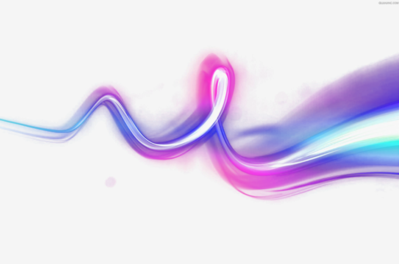 Light Lines Flow Violet Emitting Line - Lineas De Luces Png - Free