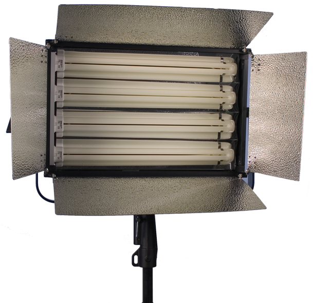 Four Bulb Studio/field Fluorescent Fixture - Ceiling (700x700), Png Download