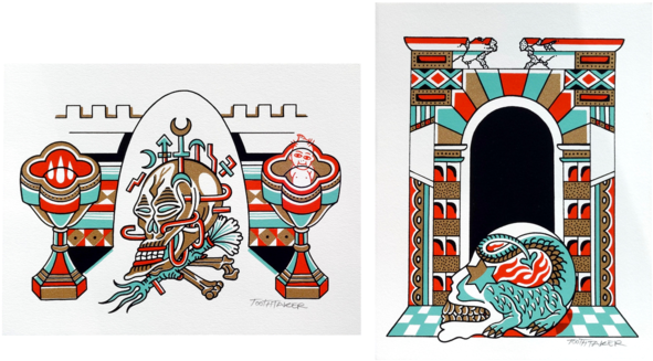 Day And Night Print Set - Printing (600x600), Png Download