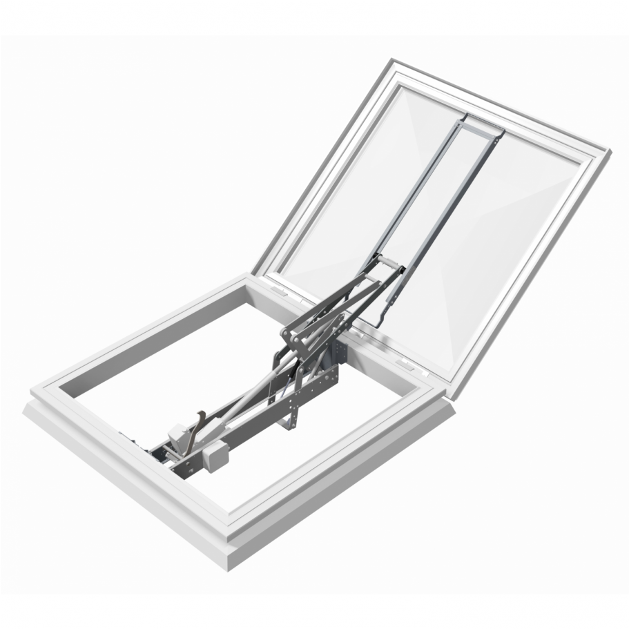 Smoke Vent System - Heat And Smoke Vent (910x1155), Png Download