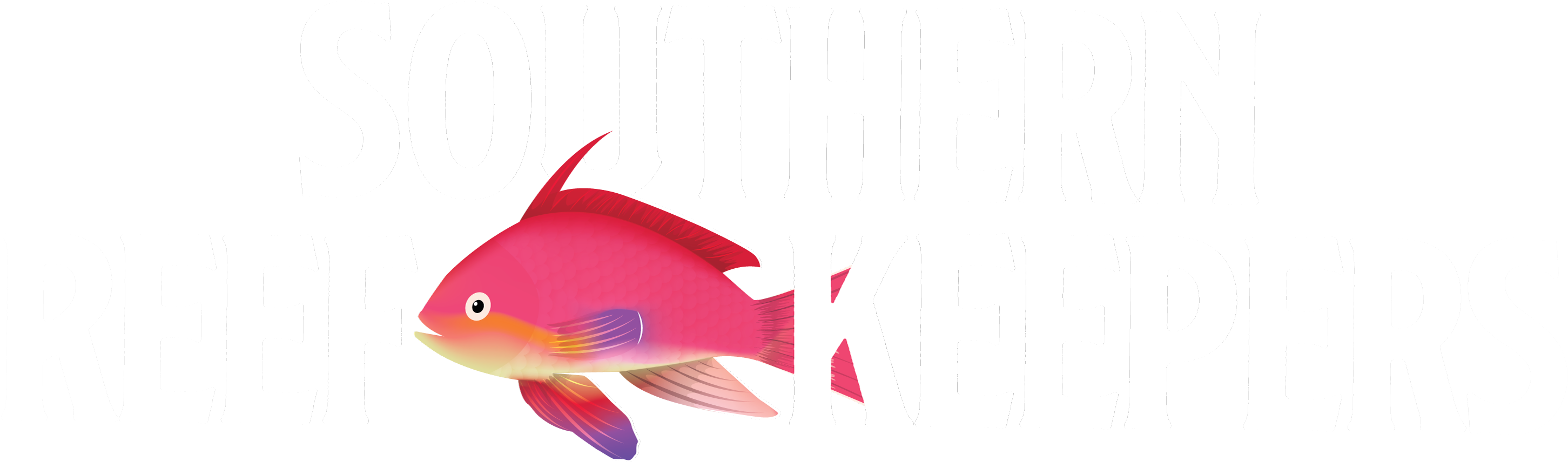 Southern Reef Keepers - Coral Reef Fish (3000x924), Png Download