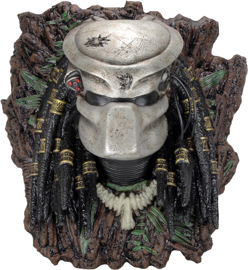 1 Scale Life-size Foam Wall Mounted Bust - Predator Wall Mounted Bust (895x970), Png Download