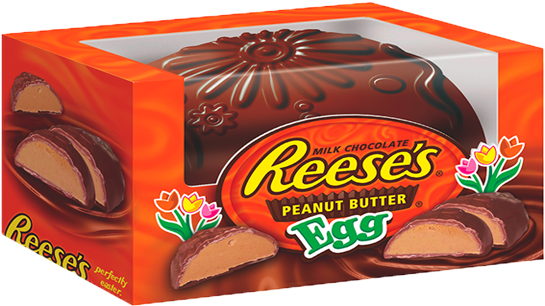 Reese's Peanut Butter Filled Egg - Reese's Easter Egg Uk (1111x736), Png Download