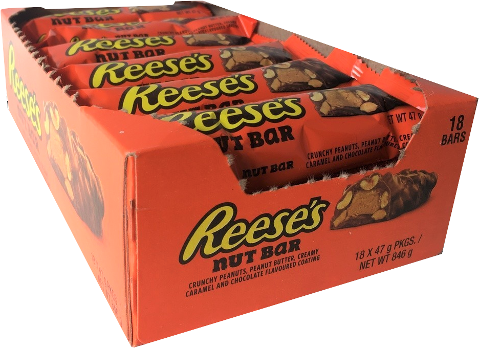 Reese's Nut Bar 18er - Reese's Peanut Butter Cups (1026x745), Png Download