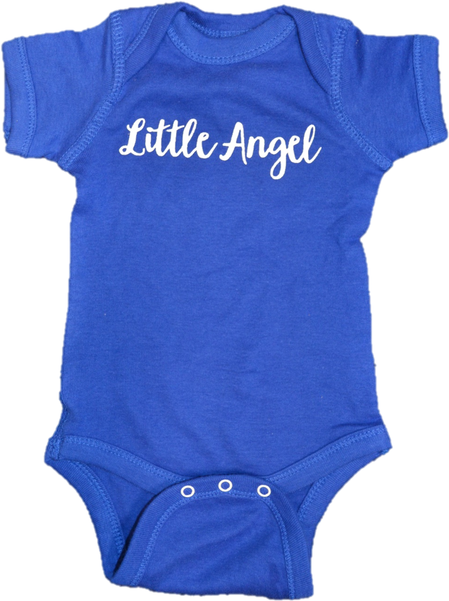 "little Angel" Onesie The Aha Store - Cobalt Blue (750x1125), Png Download