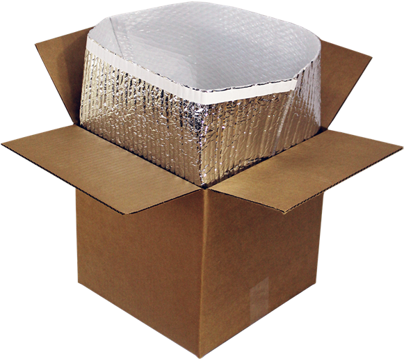 Picture Of Durashield Insulated Box Liners - Caixa Com Isolamento Térmico (635x581), Png Download