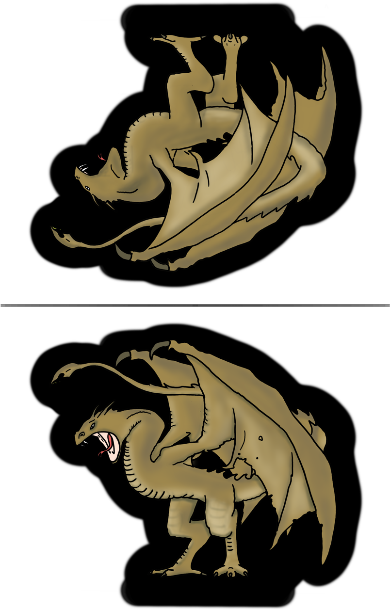 Wyvern Time My Favorite Snake Dragon Thing - Illustration (853x1280), Png Download