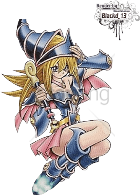 Free Png Download Dark Magician Girl Png Images Background - Yugioh Dark Magician Girl Render (480x669), Png Download