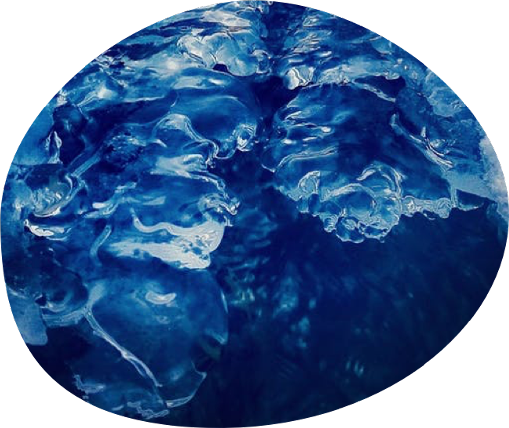 #watercolor #watercolors #blue #waves #paint (1024x860), Png Download