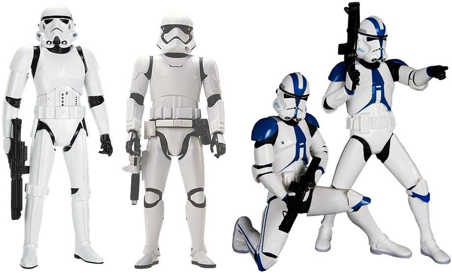 Figure, Star Wars, Isolated, Film, Science Fiction - Star Wars Phase 2 501st (960x570), Png Download