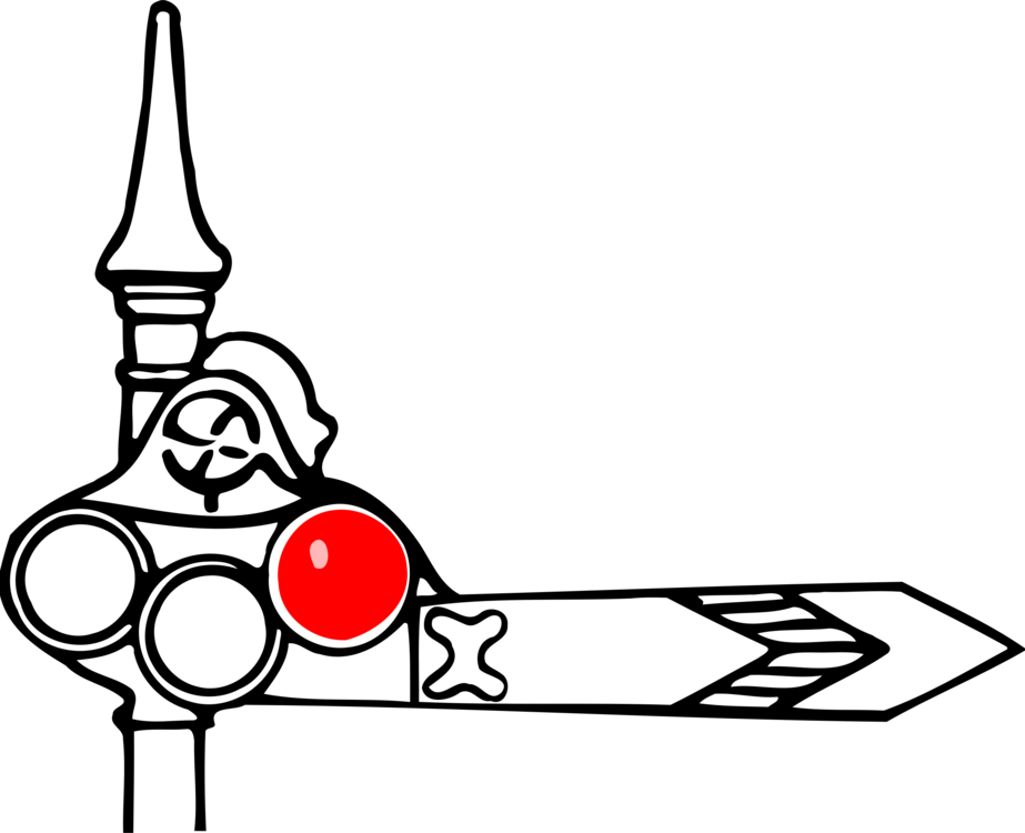 Rail Transport Train Railway Semaphore Signal Track - Railroad Order Semaphore Signals (923x750), Png Download