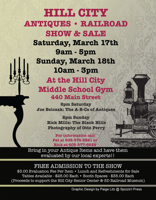 2018 Hill City Antiques * Railroad Show And Sale March - Poster (622x800), Png Download