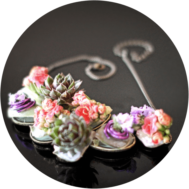 Floral Jewelry - Canapé (729x729), Png Download