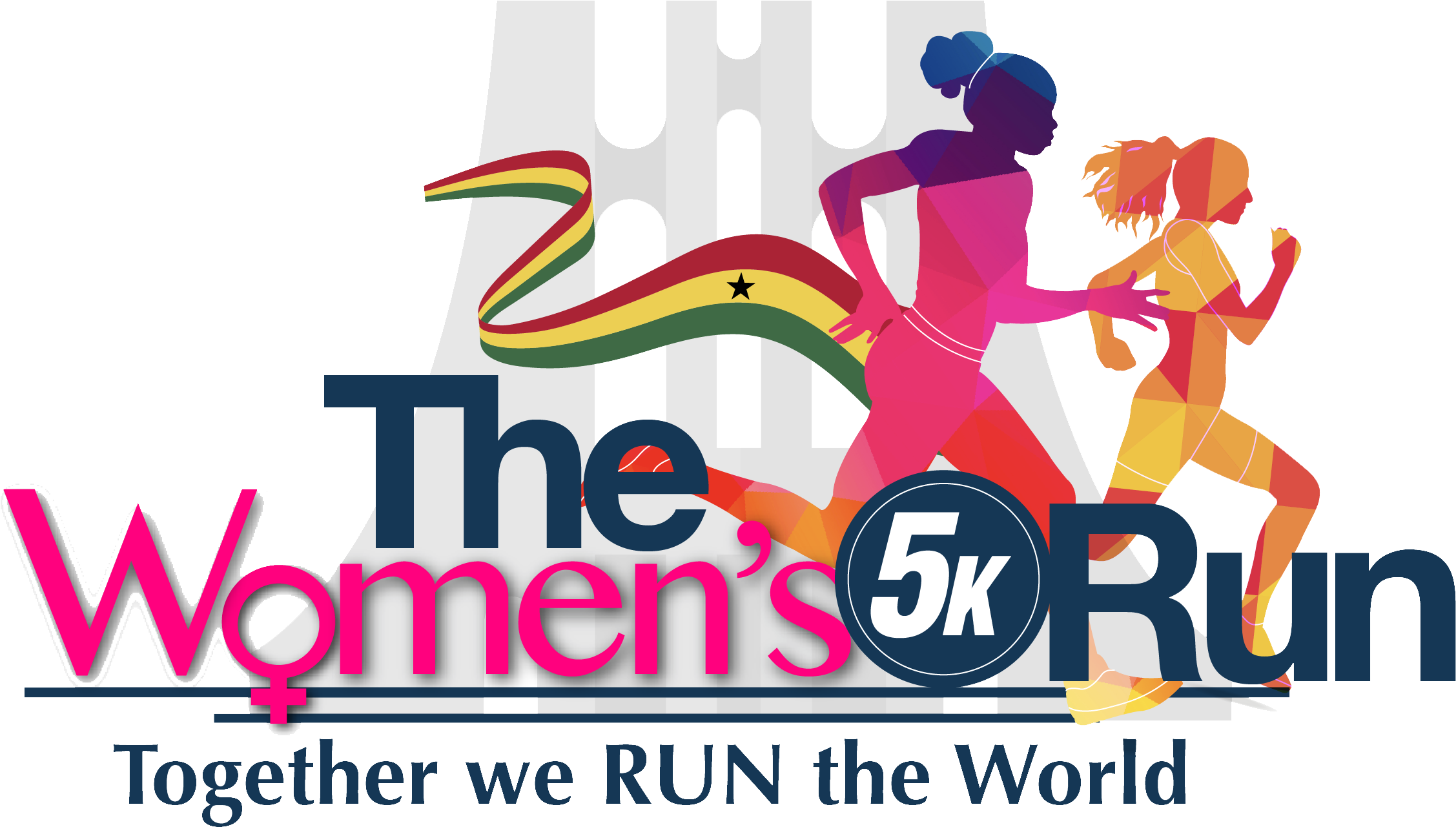 The Women's Run - Graphic Design (2462x1478), Png Download
