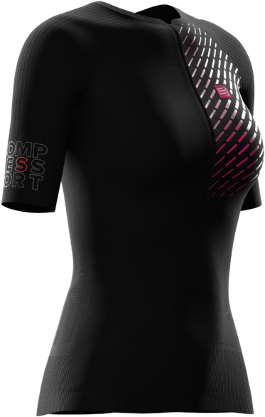Trail Running Postural Ss Top Black Women - Active Shirt (1000x1000), Png Download
