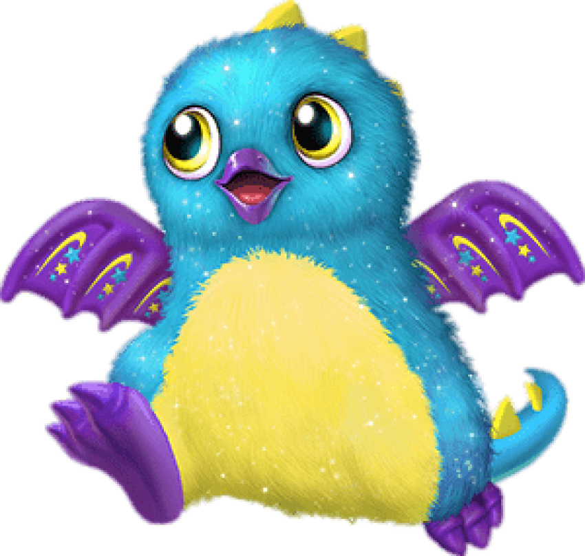 Free Png Hatchimals Glitter Png Image With Transparent - Hatchimals Blue And Yellow (850x808), Png Download