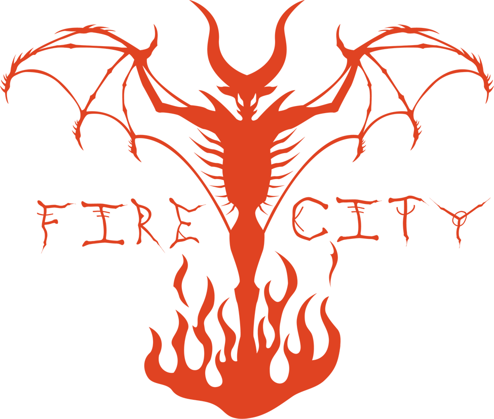 Fire City - Illustration (975x826), Png Download